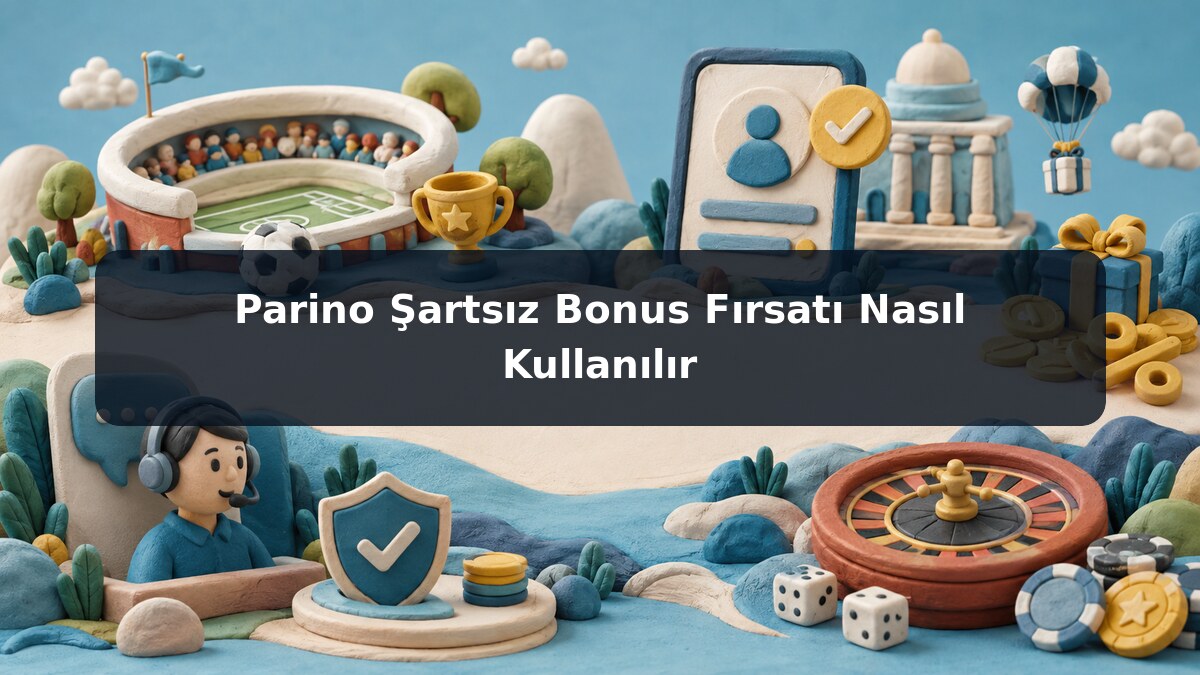 Parino Şartsız Bonus Fırsatı Nasıl Kullanılır görsel rehberi